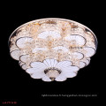 hôtel hall bar boutique cristal boule ronde or plafond suspendu lustres LT-58521